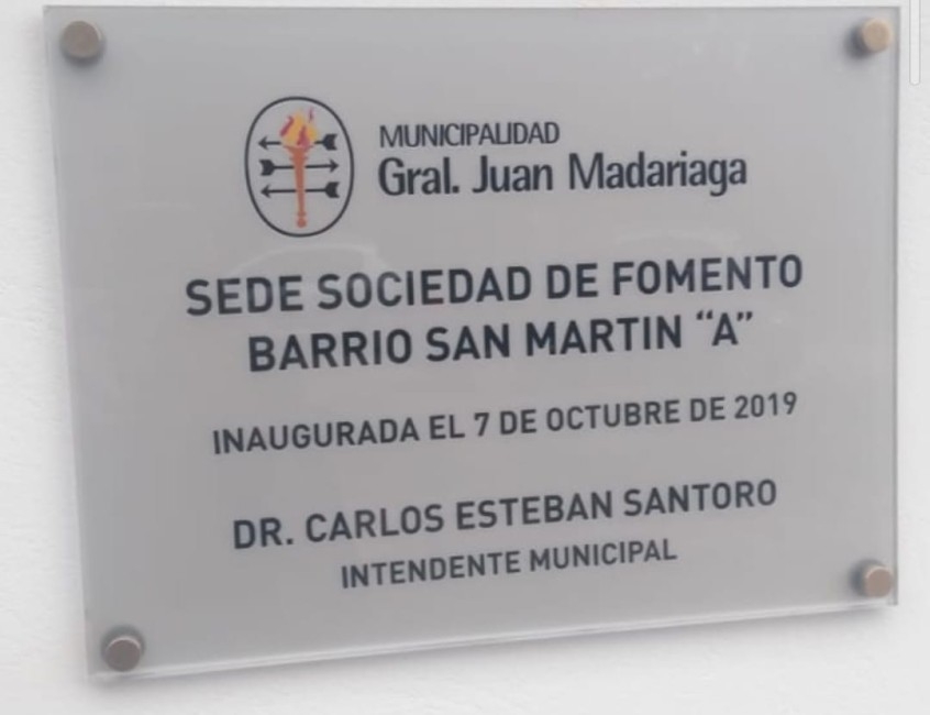 La Sociedad de Fomento del barrio San Martn celebr su aniversario N