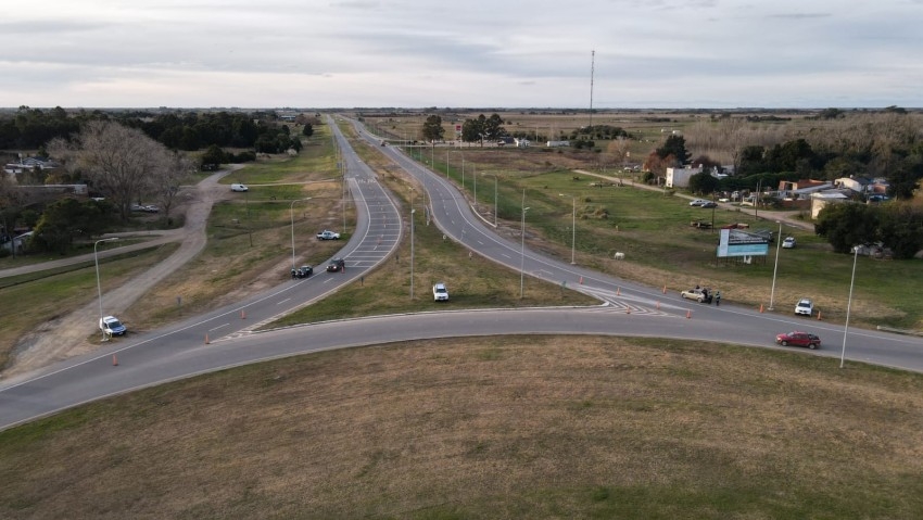 Realizaron un mega operativo de seguridad en la rotonda de Madariaga