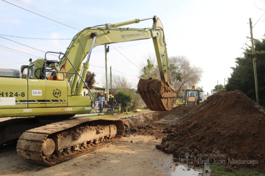 Nuevo recorrido de la obra de cloacas junto a la DIPAC