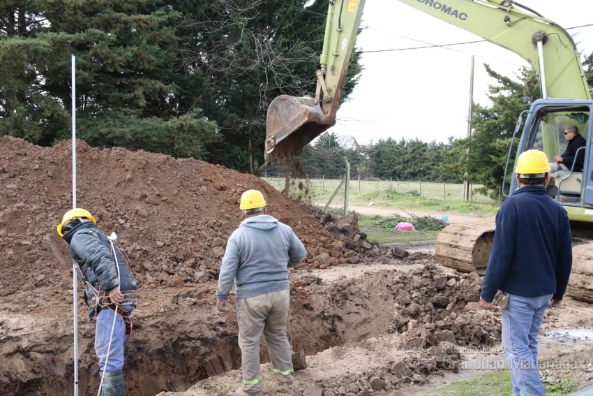 Nuevo recorrido de la obra de cloacas junto a la DIPAC