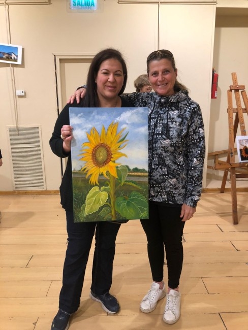 Con la donacin de los cuadros finaliz la muestra de Arte y Fotograf