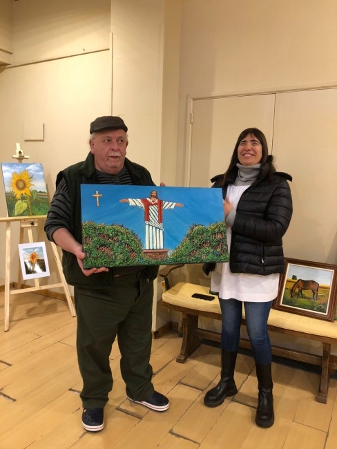 Con la donacin de los cuadros finaliz la muestra de Arte y Fotograf