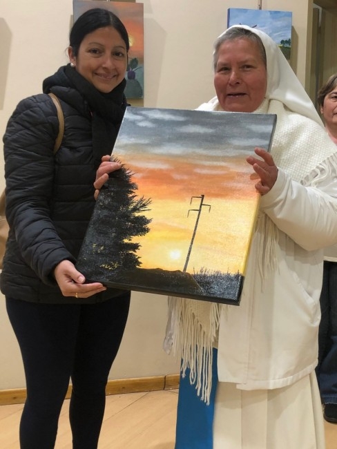 Con la donacin de los cuadros finaliz la muestra de Arte y Fotograf