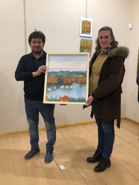 Con la donacin de los cuadros finaliz la muestra de Arte y Fotograf