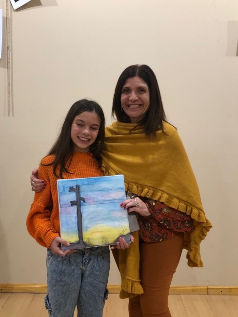 Con la donacin de los cuadros finaliz la muestra de Arte y Fotograf