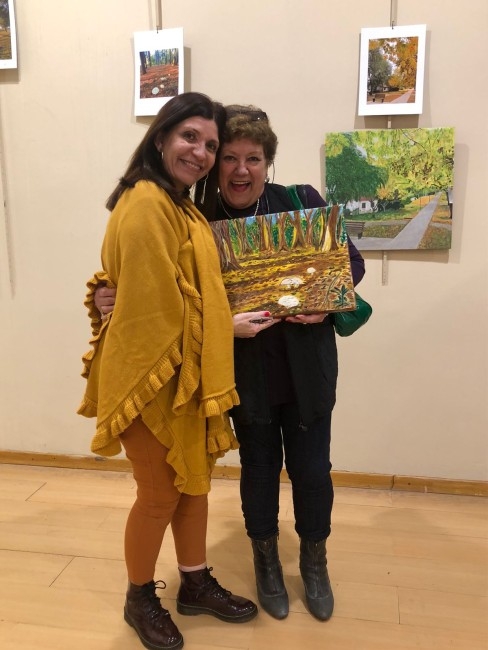 Con la donacin de los cuadros finaliz la muestra de Arte y Fotograf