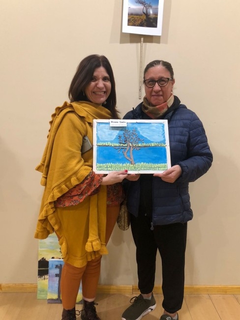 Con la donacin de los cuadros finaliz la muestra de Arte y Fotograf