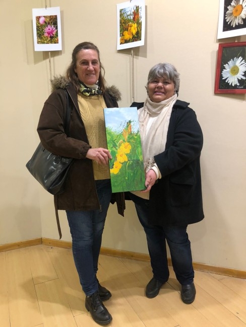 Con la donacin de los cuadros finaliz la muestra de Arte y Fotograf