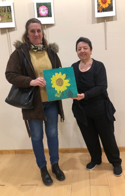 Con la donacin de los cuadros finaliz la muestra de Arte y Fotograf