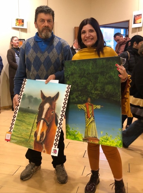 Con la donacin de los cuadros finaliz la muestra de Arte y Fotograf