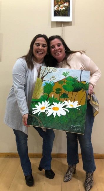 Con la donacin de los cuadros finaliz la muestra de Arte y Fotograf