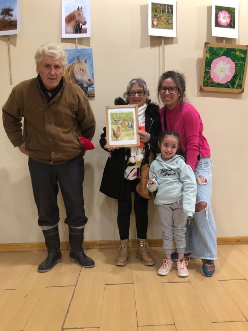 Con la donacin de los cuadros finaliz la muestra de Arte y Fotograf