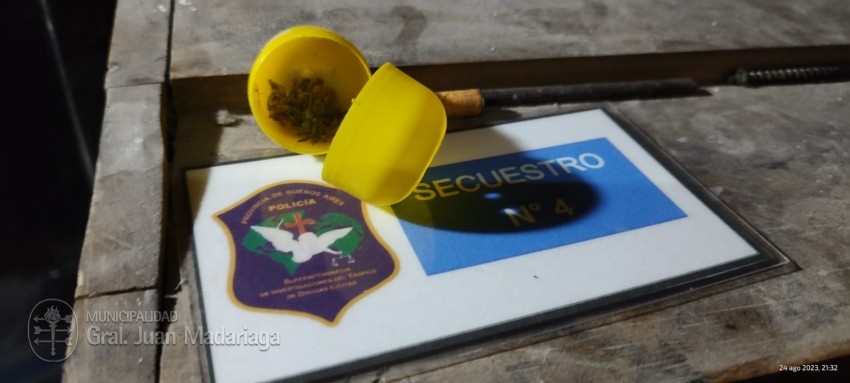 Allanamiento positivo y secuestro de gran cantidad de drogas