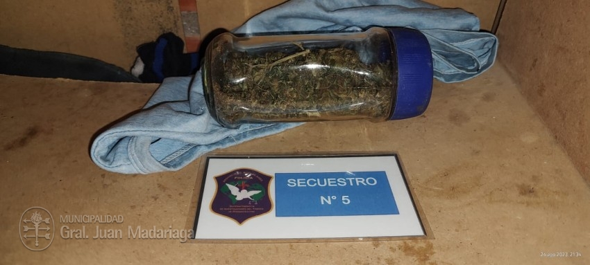Allanamiento positivo y secuestro de gran cantidad de drogas
