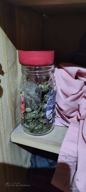 Allanamiento positivo y secuestro de gran cantidad de drogas
