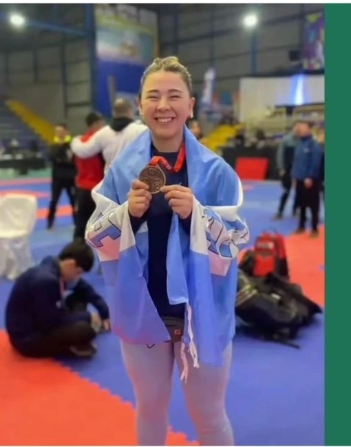 Reconocieron a Priscila Reyes por su gran desempeo deportivo