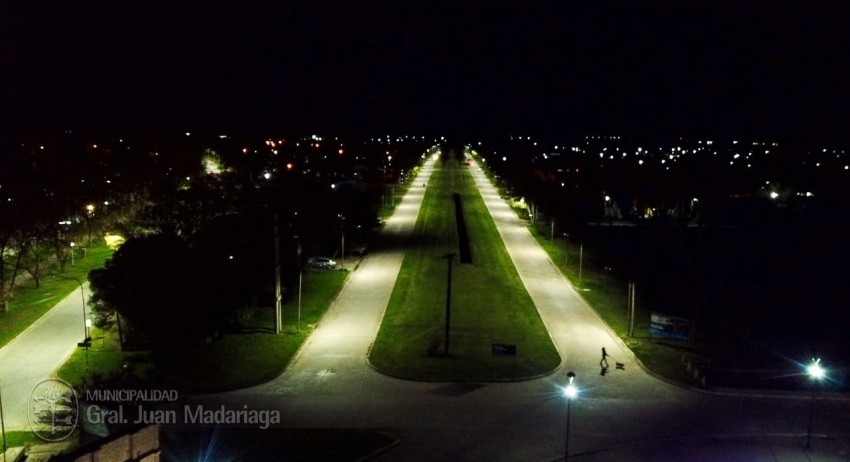 La nueva iluminacin de la Av. Catamarca qued operativa