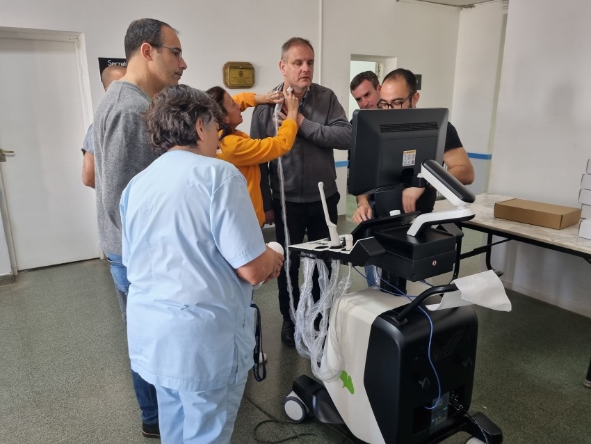 Donaron al Hospital un Ecgrafo Doppler color multipropsito de ltima