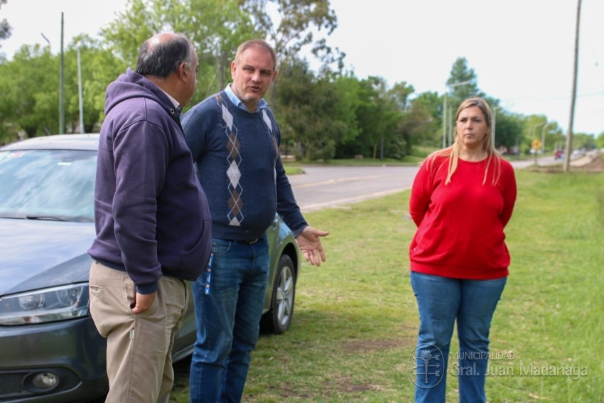 El intendente recorri distintas obras en la ciudad
