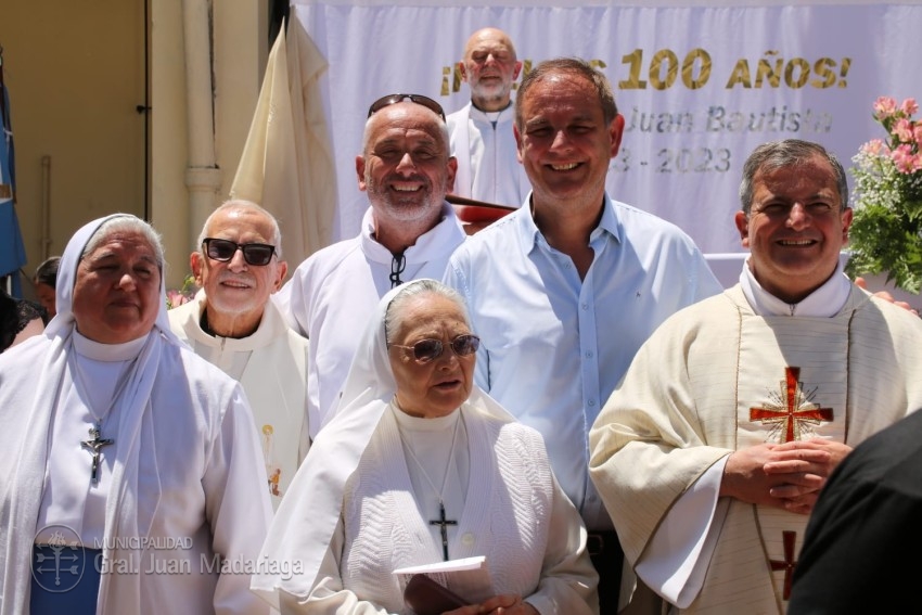 El Hogar San Juan Bautista celebró sus 100 años con una misa y almuerz