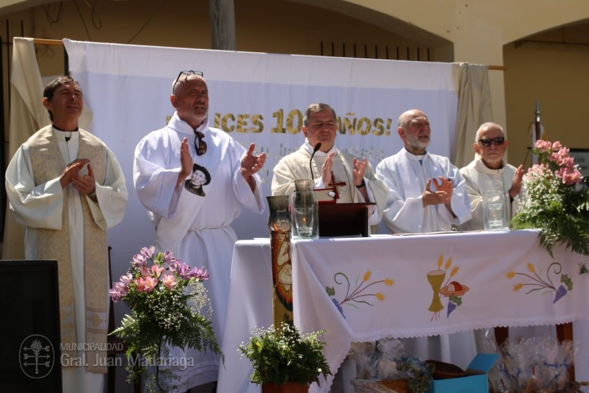 El Hogar San Juan Bautista celebró sus 100 años con una misa y almuerz