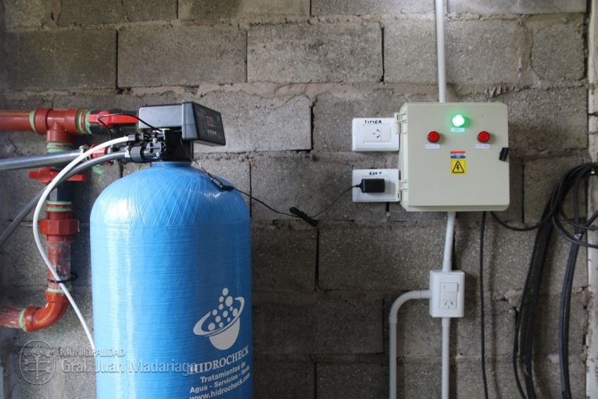 Qued instalado el equipamiento para mejorar la calidad de agua en el 