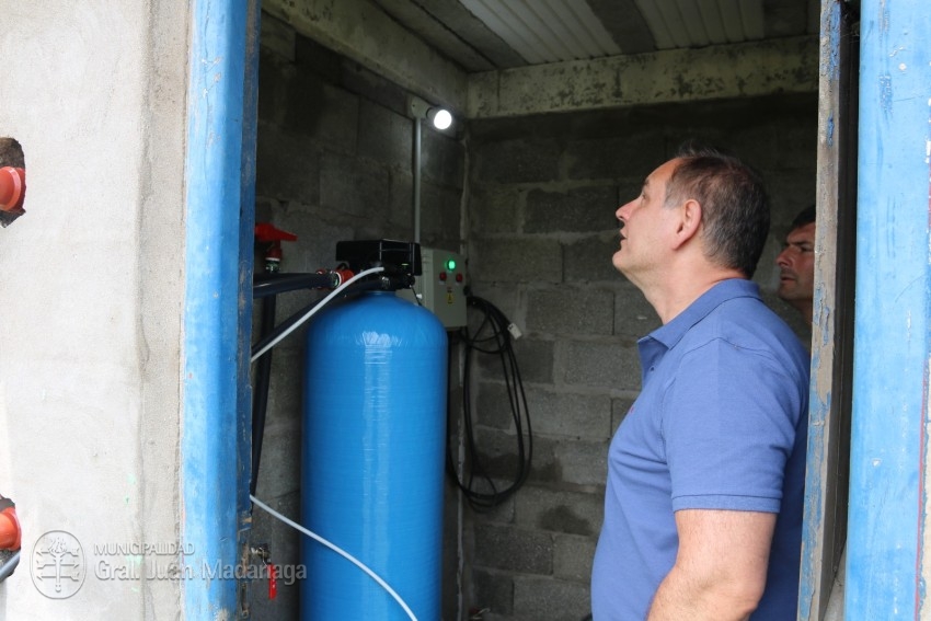 Qued instalado el equipamiento para mejorar la calidad de agua en el 