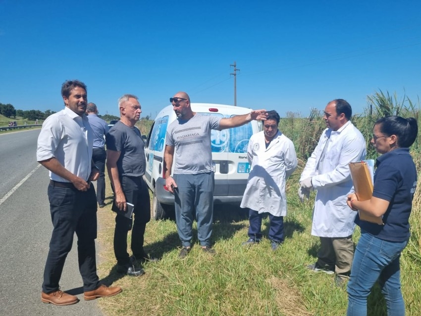 La municipalidad tom muestras y labr un acta ante el desborde de los