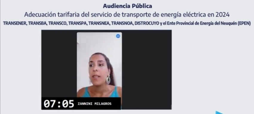 La directora de Defensa del Consumidor nuevamente presente en la audie