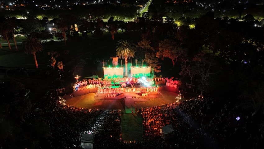 Ms de 30 mil personas disfrutaron de la Pasin Segn San Juan