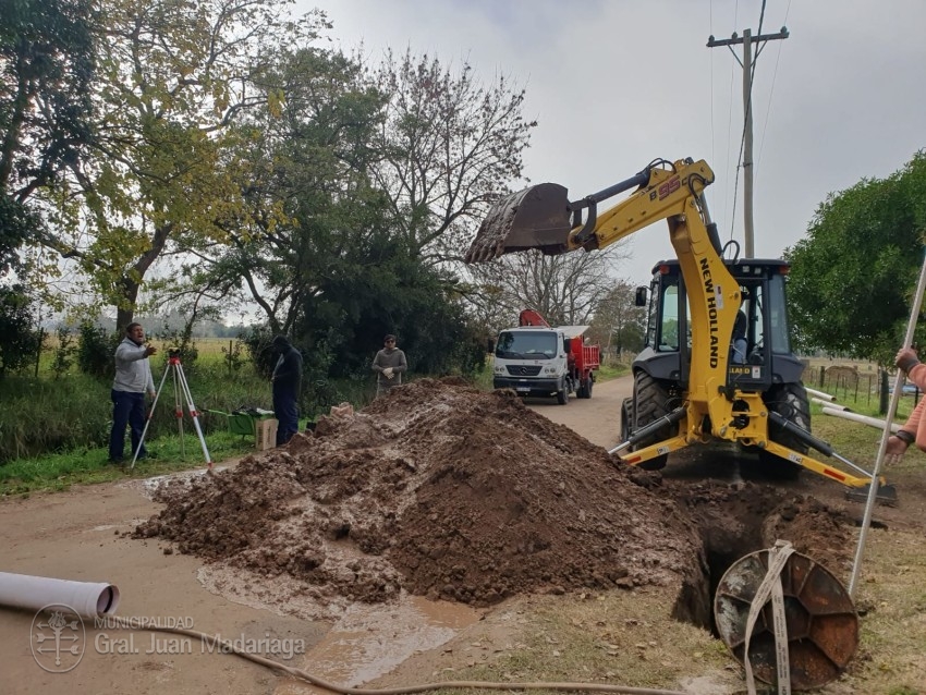 Se reactiv� la obra de cloacas en el barrio Belgrano