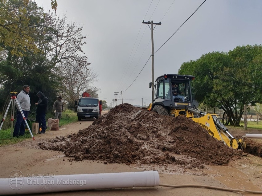 Se reactiv� la obra de cloacas en el barrio Belgrano