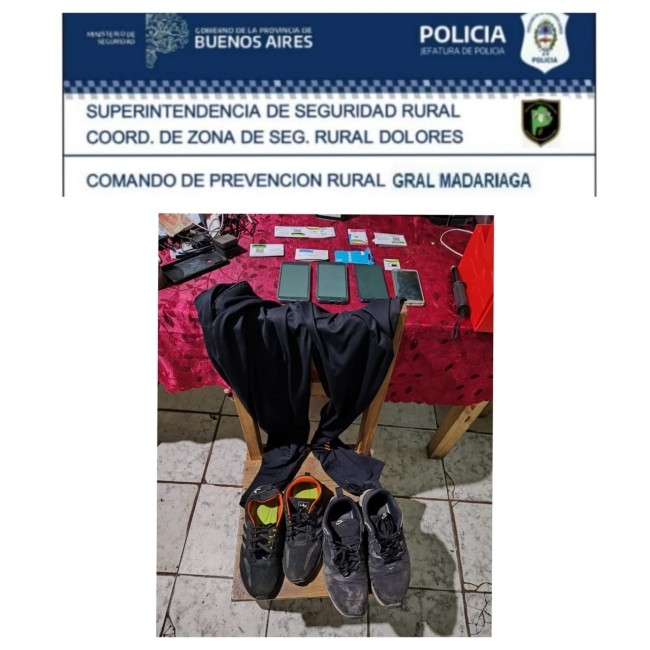 4 allanamientos positivos por el robo en un campo