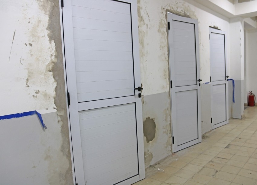 ltima etapa de obra de los nuevos baos del Hospital