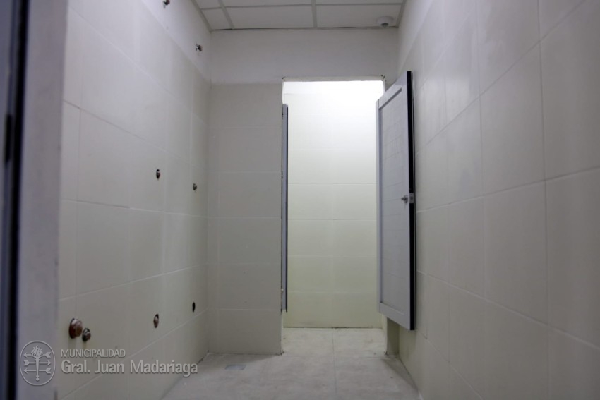 Santoro recorri las obras del Hospital Municipal