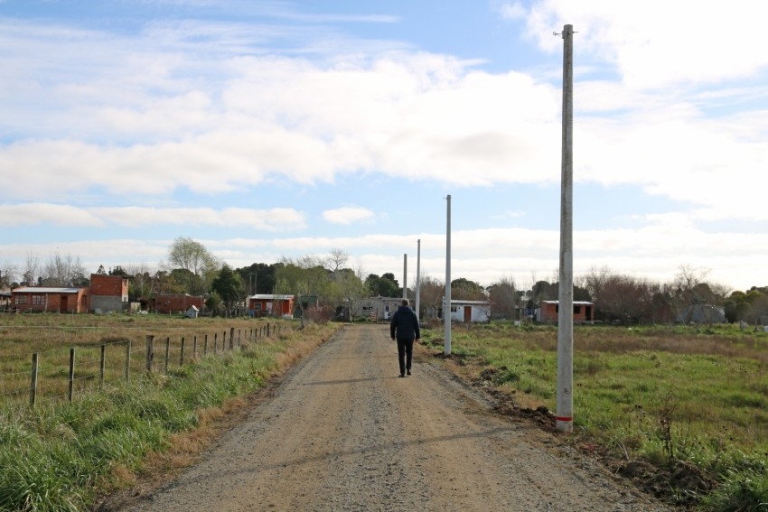 Comenzaron los trabajos para dotar de alumbrado p�blico la quinta N� 2