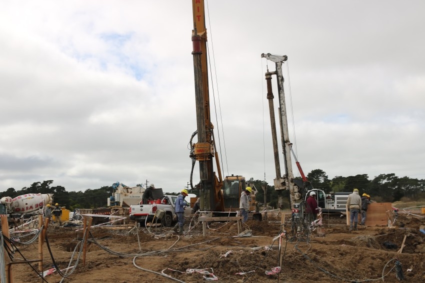 La instalaci�n de Carrefour avanza en el Frente de Ruta