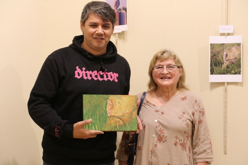 Se realiz la entrega de cuadros de la muestra 