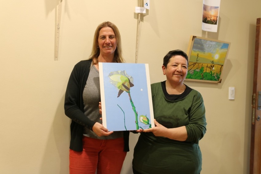 Se realiz la entrega de cuadros de la muestra 