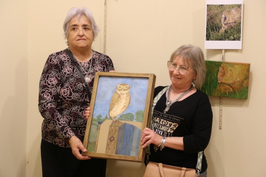 Se realiz la entrega de cuadros de la muestra 