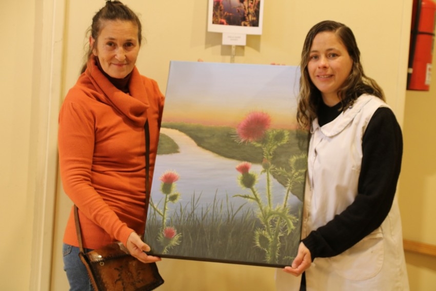 Se realiz la entrega de cuadros de la muestra 