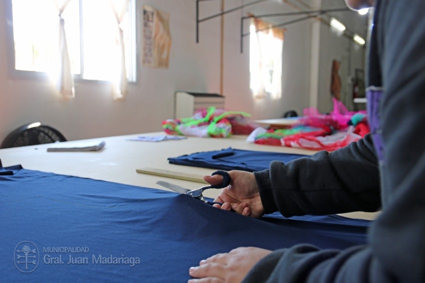Taller textil: En lo que va del a�o se han confeccionado m�s de 600 pr