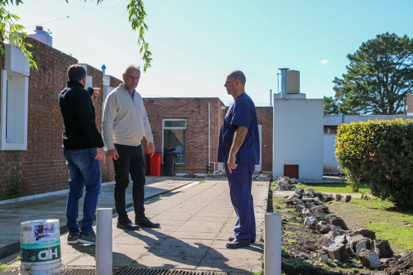 Avanza la obra en el Hogar de Ancianos para independizar el servicio d