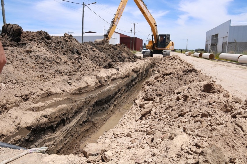 Avanzan las obras en el Parque Industrial