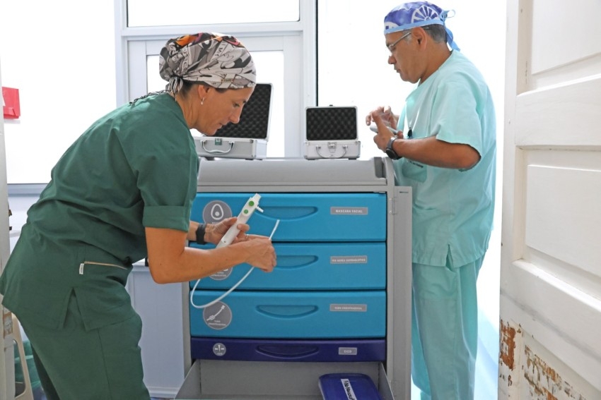 El Hospital Municipal sum un Carro de Vas Areas por una inversin d