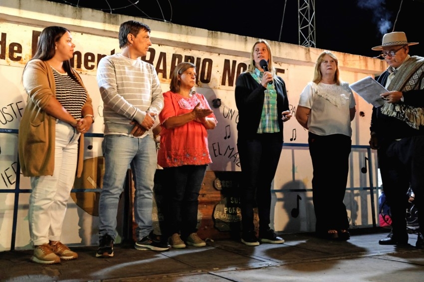 El folclore pas por el barrio Norte