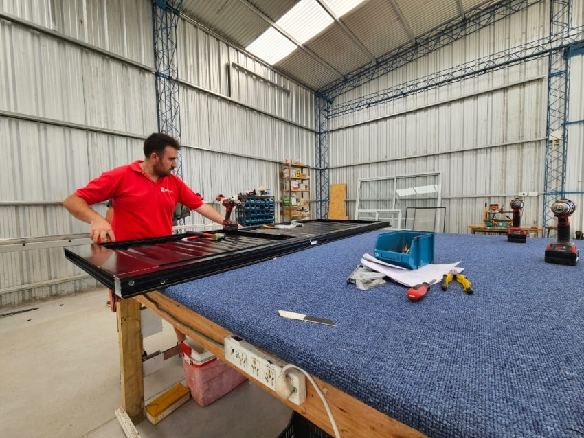 La empresa PS Aberturas ya funciona en el Parque Industrial