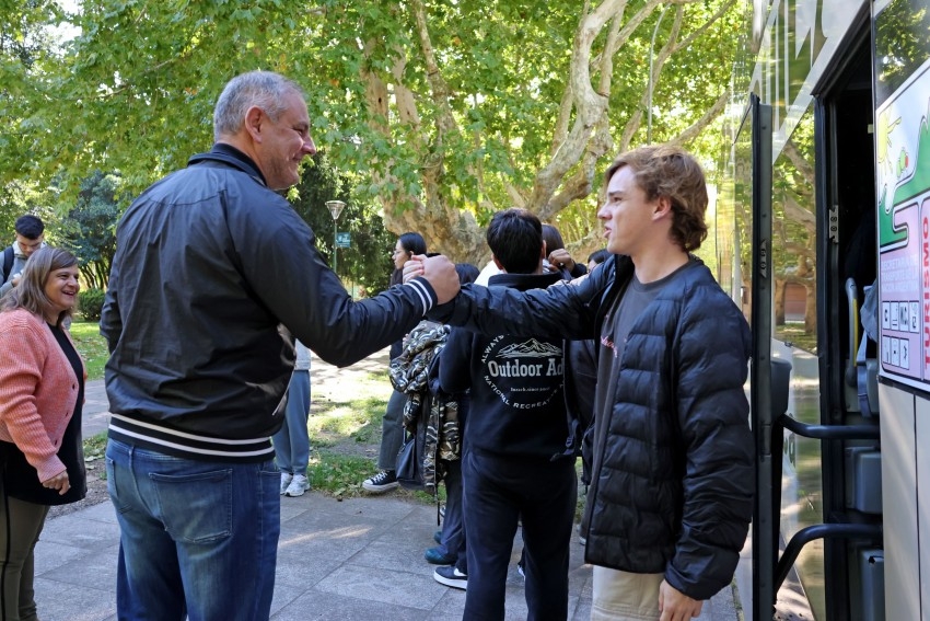 Alumnos de UADE visitaron La Invernada para realizar proyectos de rest