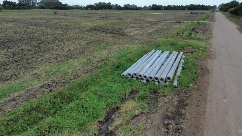 Comenz la obra de alumbrado y tendido elctrico de la quinta N 57