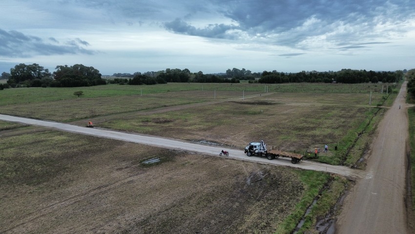 Comenz la obra de alumbrado y tendido elctrico de la quinta N 57